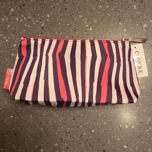 Clinique x Jonathan Cohen Cosmetic Zipper Bag NWT